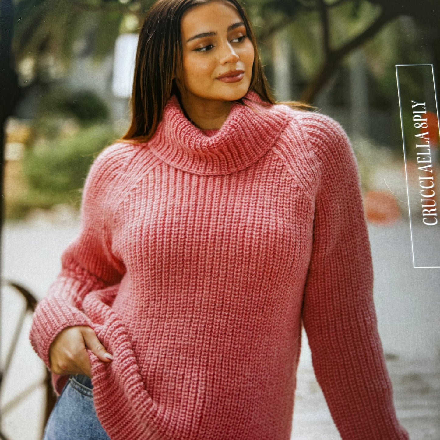 Pattern | Crucci Aella 8ply | Cowl Rib Neck Sweater | 2310