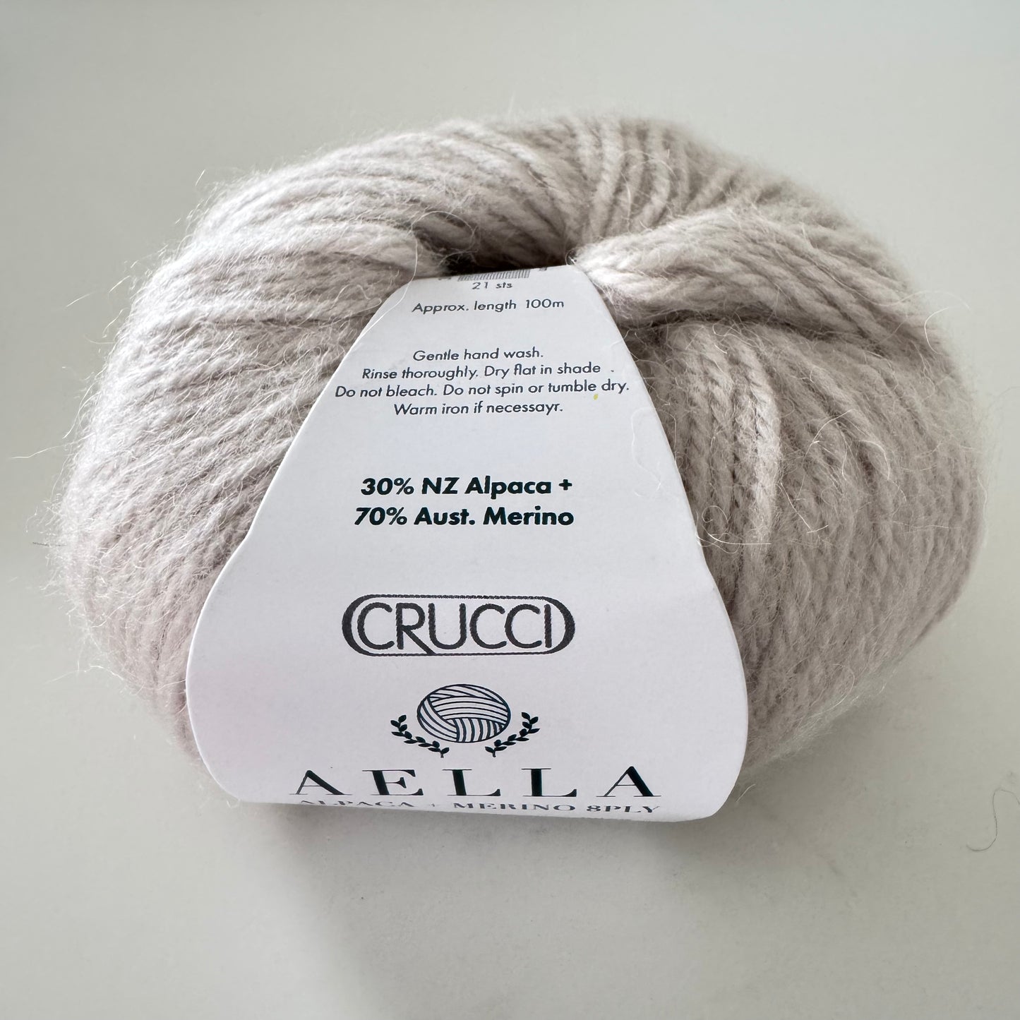 Crucci | Aella | Alpaca + Merino | 8ply DK