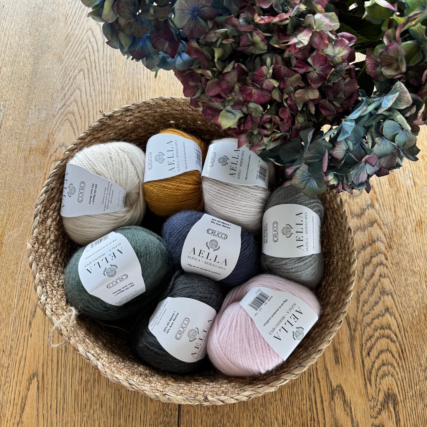 Crucci | Aella | Alpaca + Merino | 8ply DK