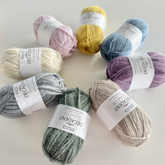 Crucci | Decadent Neutrals | 100% wool | 8ply DK