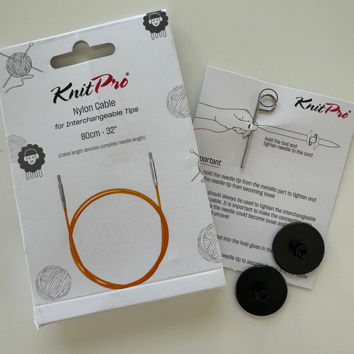 KnitPro | Nylon Cables for Interchangeable Needles