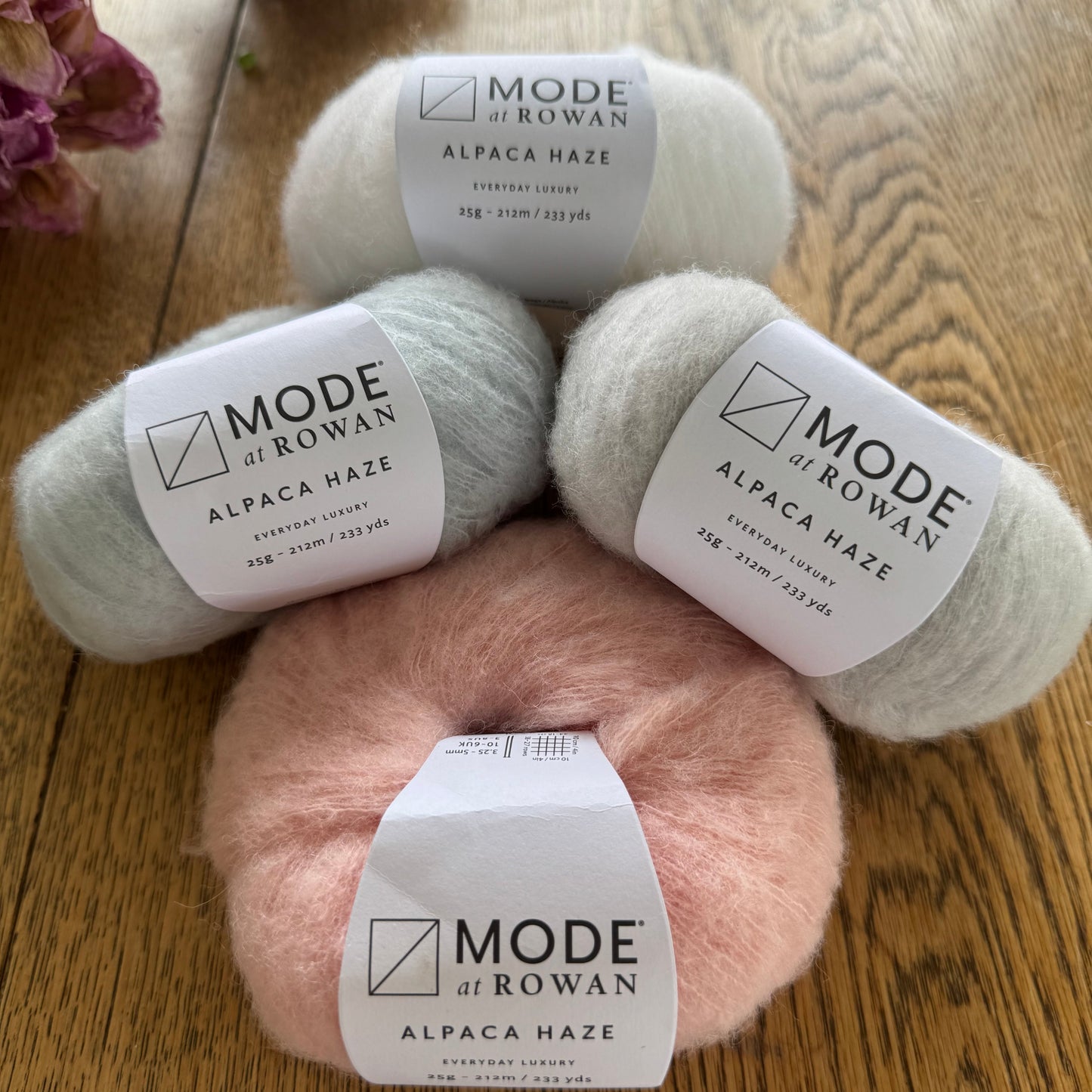 Mode at Rowan | Alpaca Haze | 2ply lace