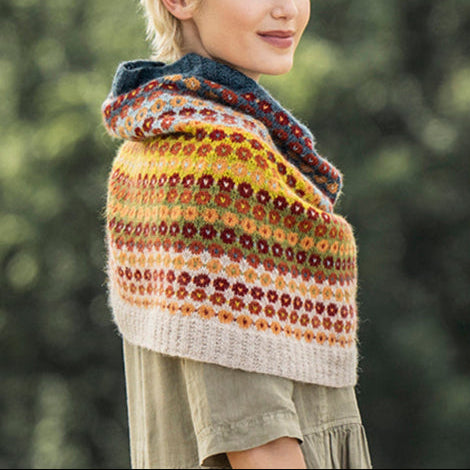 Pattern | Blue Sky Fiber | Woolstok Light | Antelope Valley Snood
