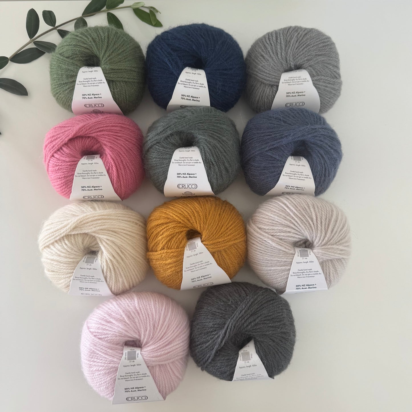 Crucci | Aella | Alpaca + Merino | 8ply DK