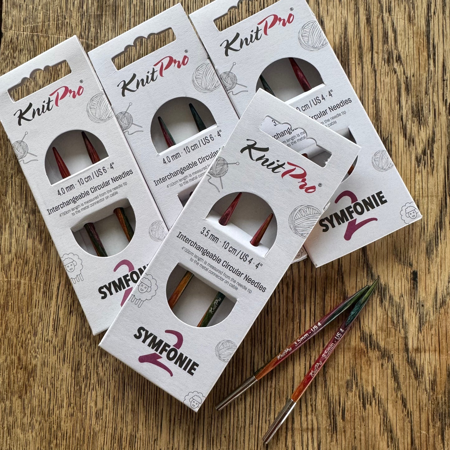 KnitPro | Symfonie 2 | Interchangeable Needles SHORT TIP | 10cm *NEW*