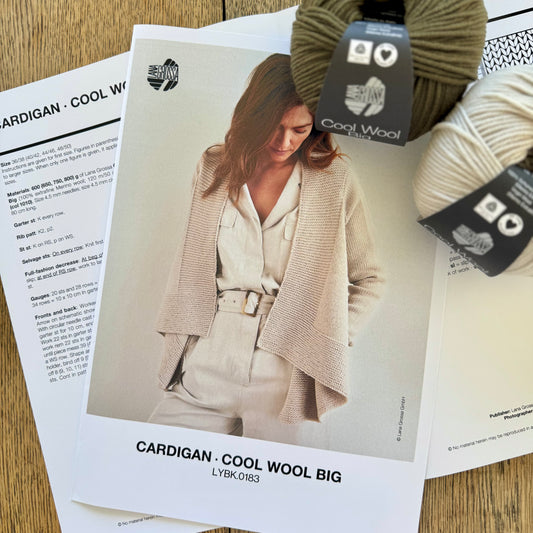 Pattern | Lana Grossa Ladies Cardigan | Cool Wool Big DK