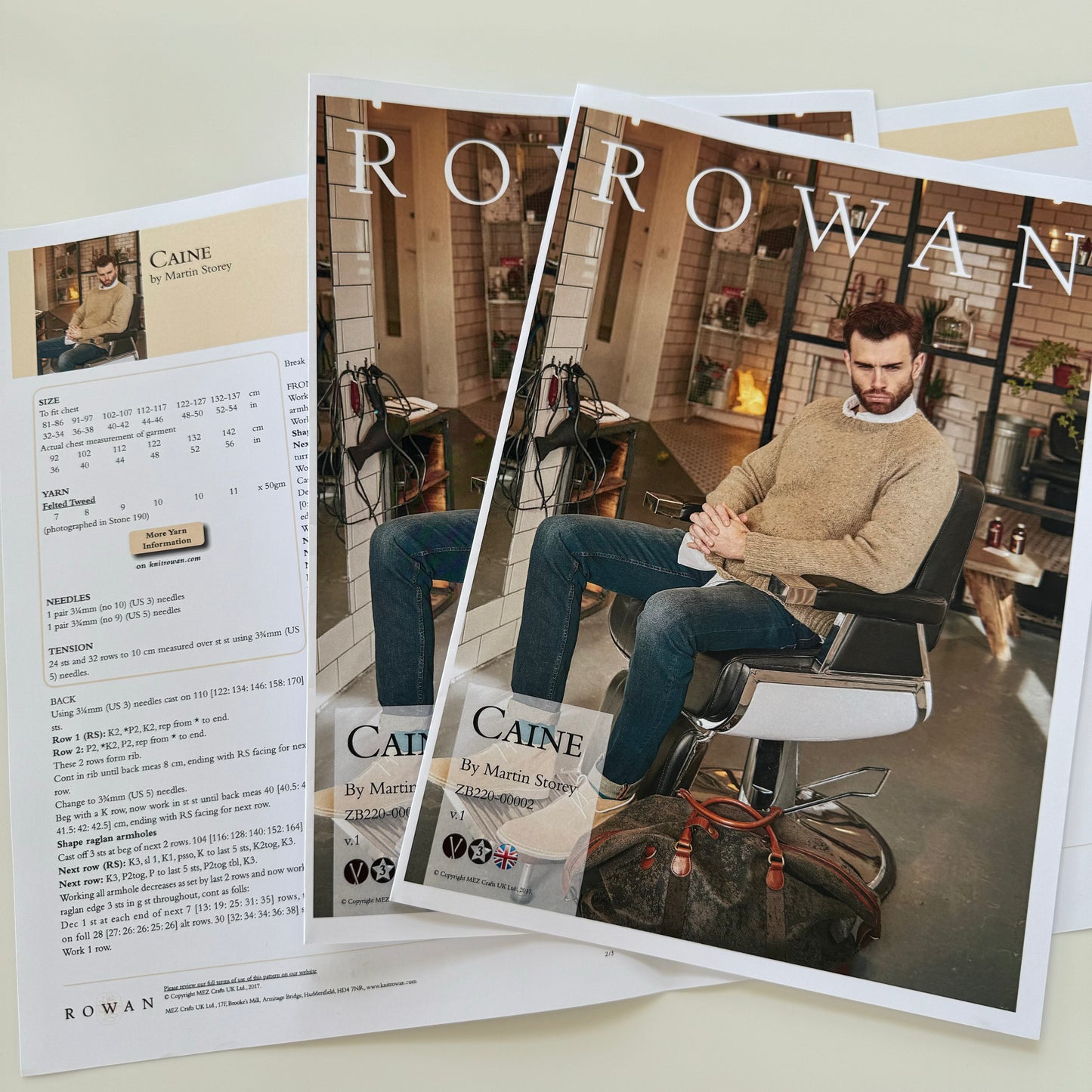 Pattern | Rowan Caine | Felted Tweed