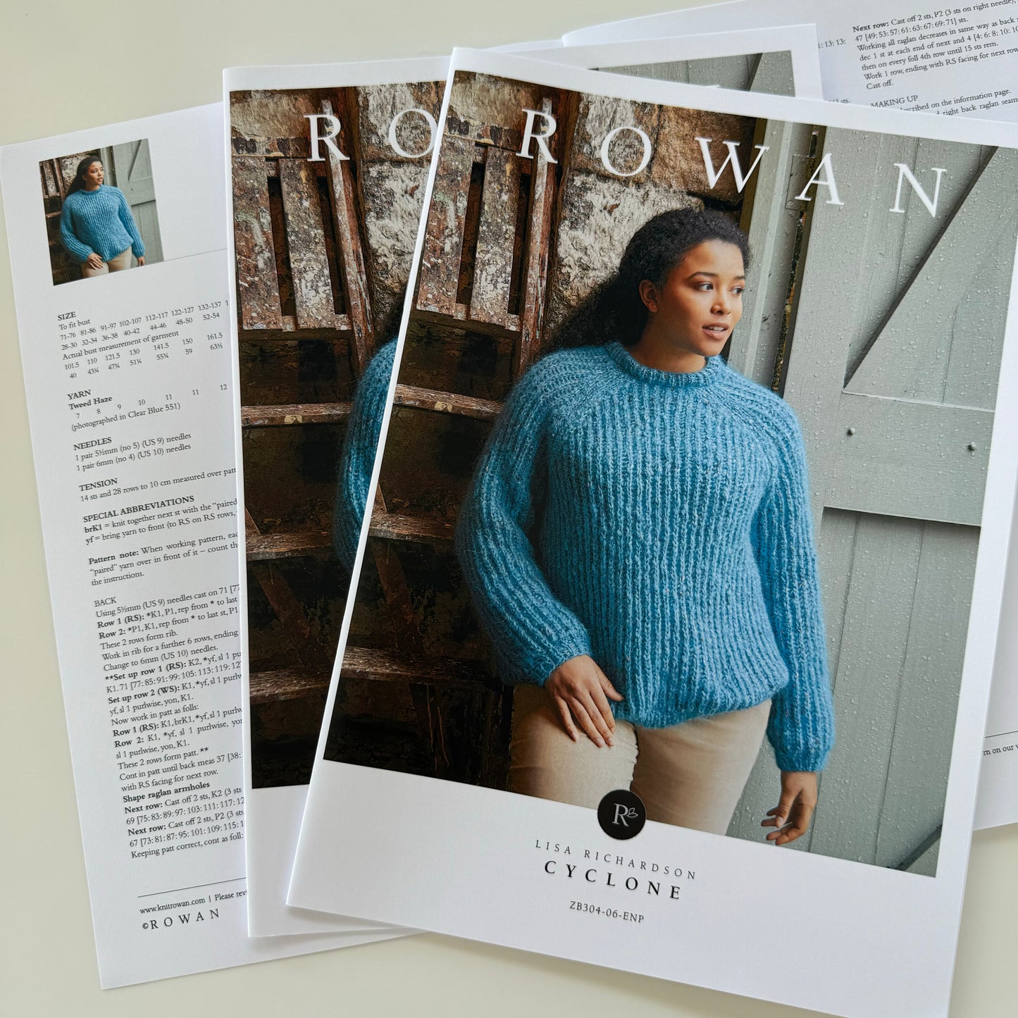 Pattern | Rowan Cyclone | Tweed Haze