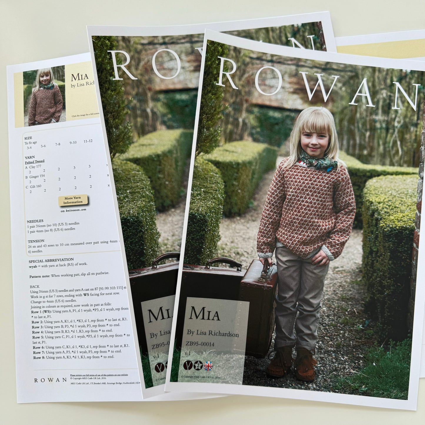 Pattern | Rowan Mia | Felted Tweed