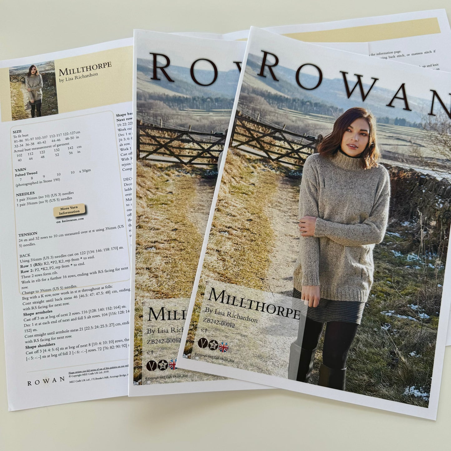 Pattern | Rowan Millthorpe | Felted Tweed