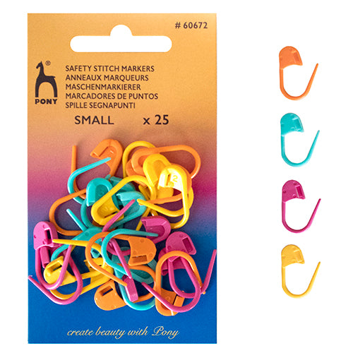 Pony Plastic Stitch Markers | large assorted