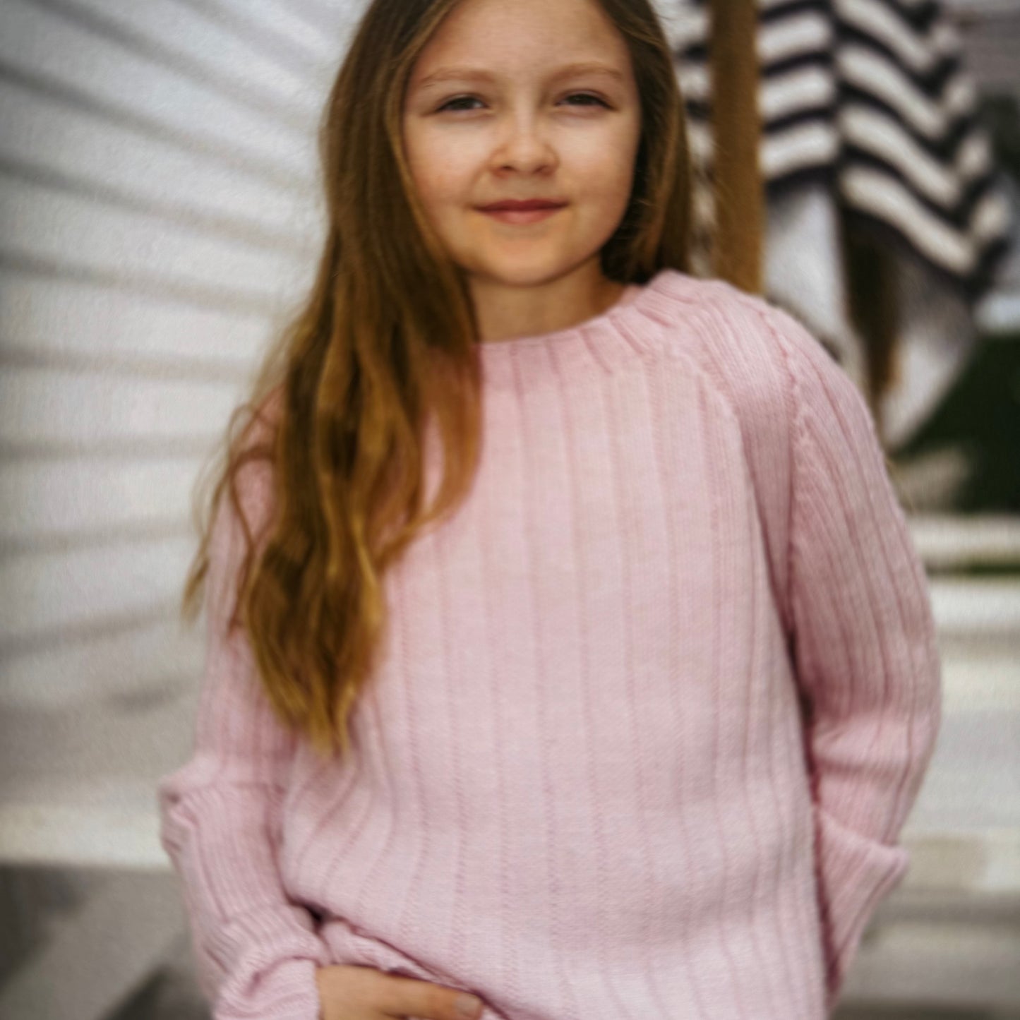 Pattern | Crucci 8ply/DK | Kids Raglan Ribbed Sweater | 2118