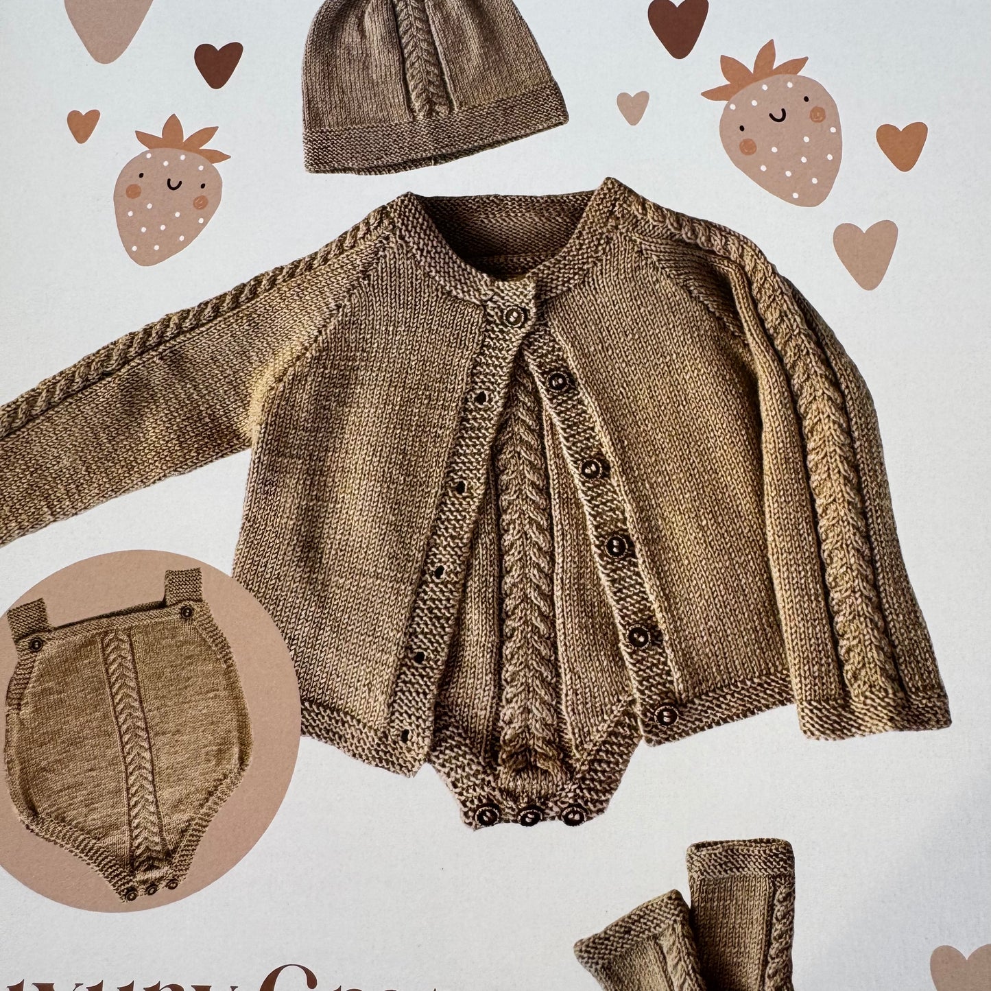 Pattern | Crucci 4ply | Luxury Crepe 4 ply Baby Set | 2221