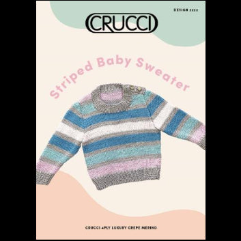 Pattern | Crucci 4ply | Striped baby Sweater | 2222