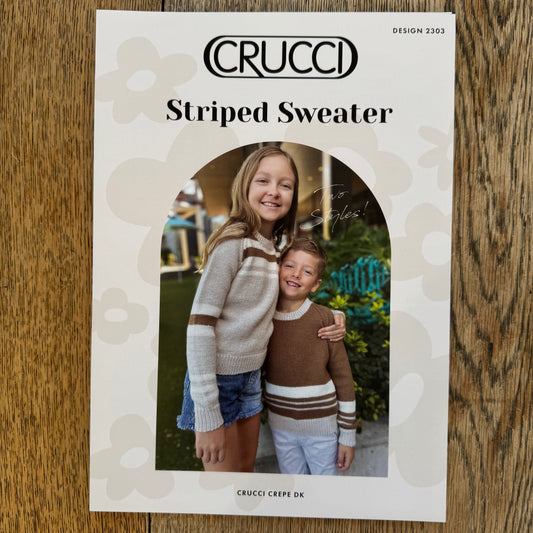 Pattern | Crucci 8ply/DK | Kids Striped Sweater | 2303