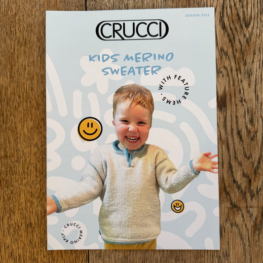 Pattern | Crucci Merino 8ply | Kids Merino Sweater | 2313