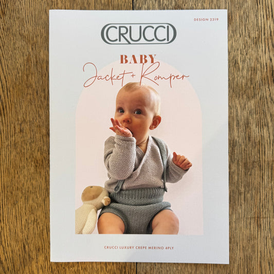 Pattern | Crucci 4ply | Baby Jacket + Romper | 2319