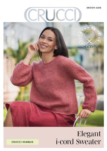 Pattern | Crucci Nimbus Mohair | Elegant I-cord Sweater | 2408