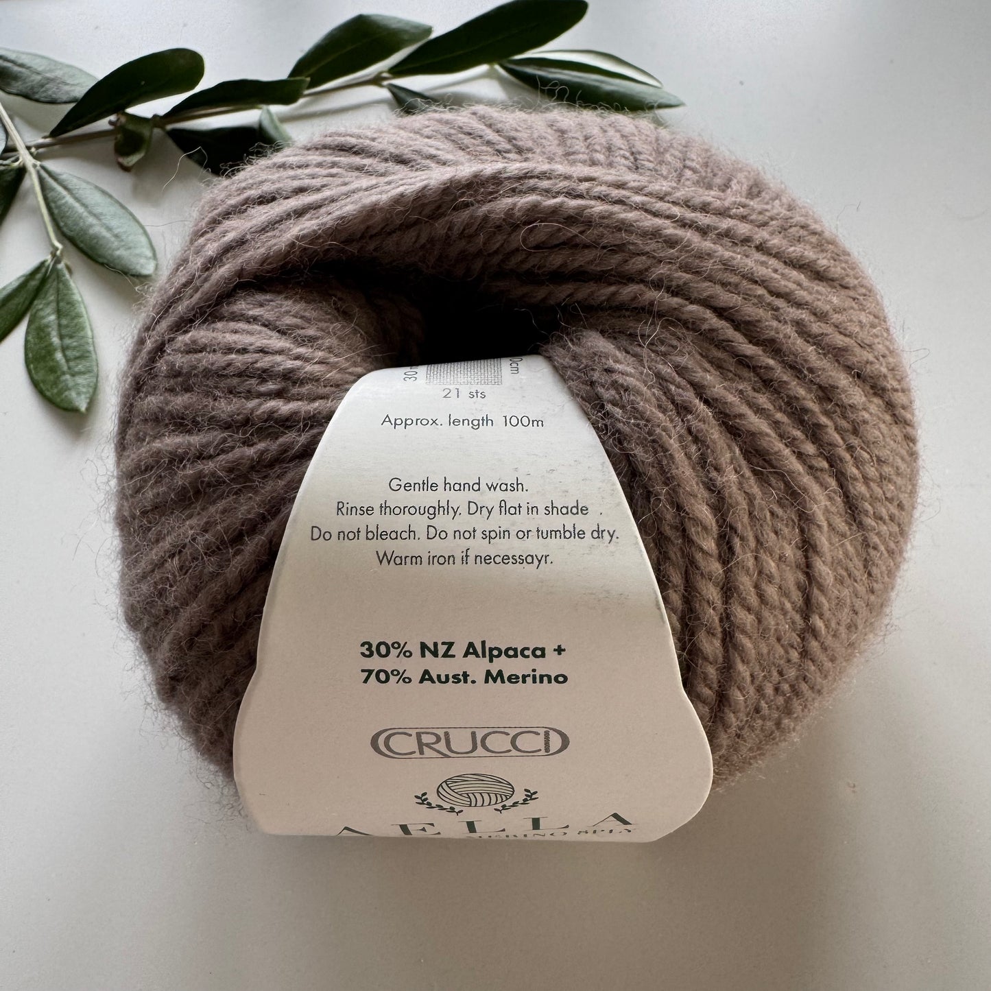 Crucci | Aella | Alpaca + Merino | 8ply DK