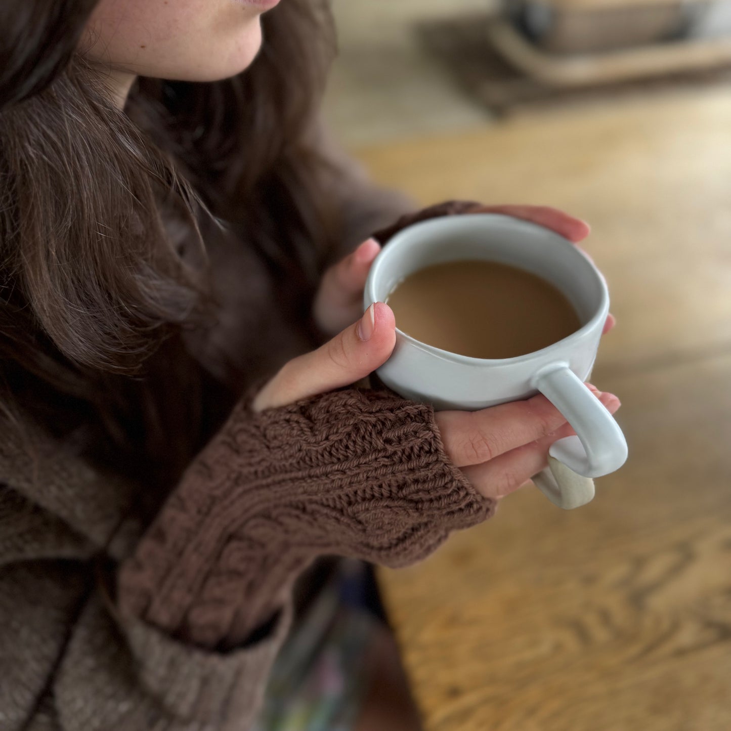 KIT | Make Your Own | Cabled Mitts Kit