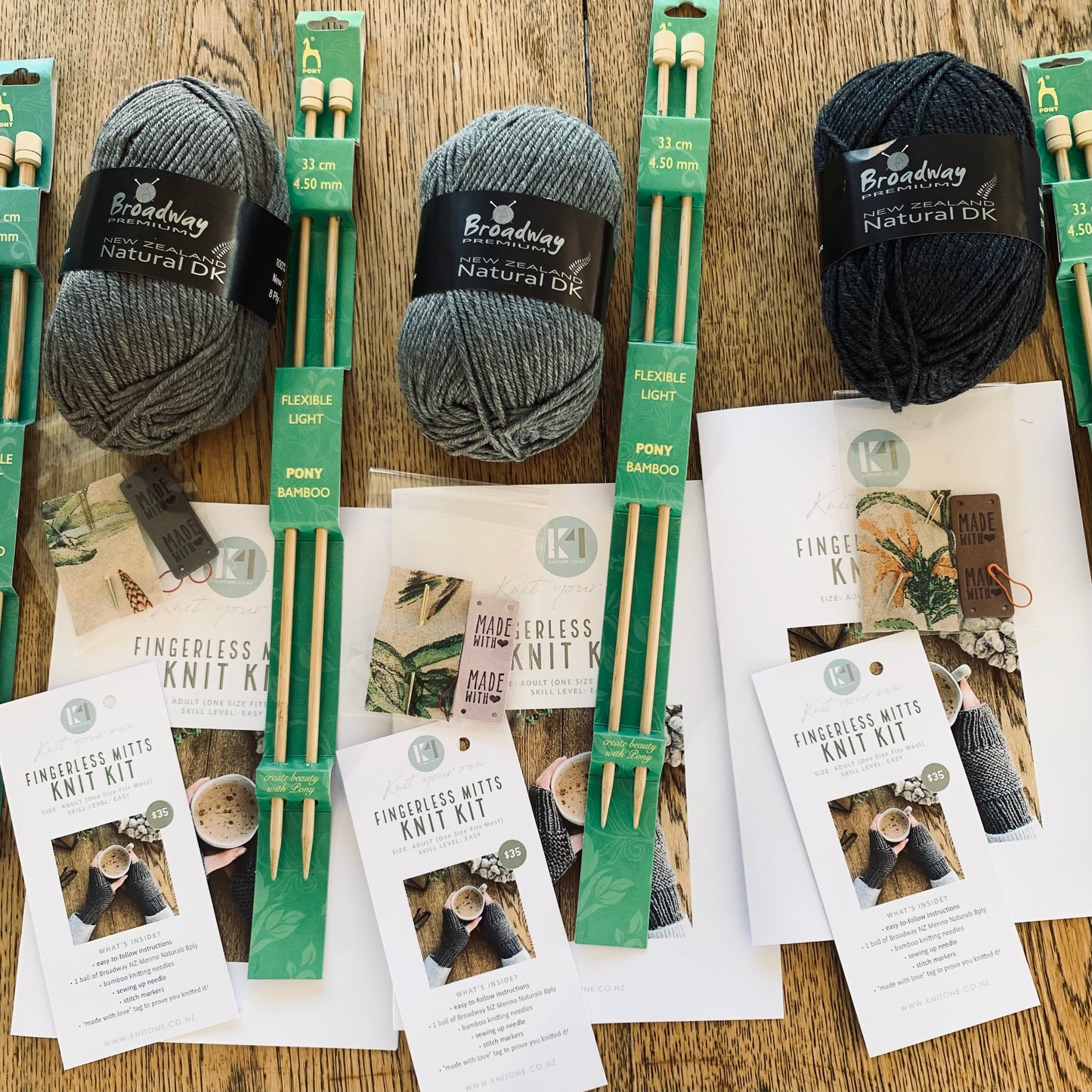 KIT | Make Your Own | Fingerless Mitts Kits