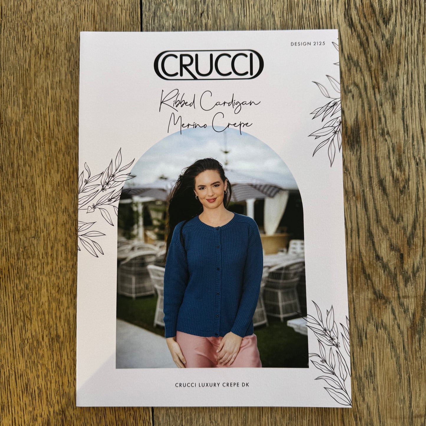 Pattern | Crucci 8ply/DK | Ribbed Cardigan | 2125