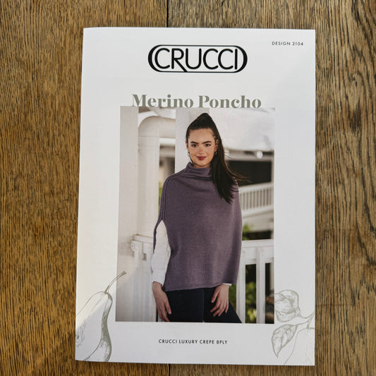 Pattern | Crucci 8ply/DK | Merino Poncho | 2104