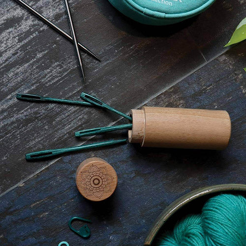 KnitPro | Mindful | Set of 4 Darning Needles in Wooden Container