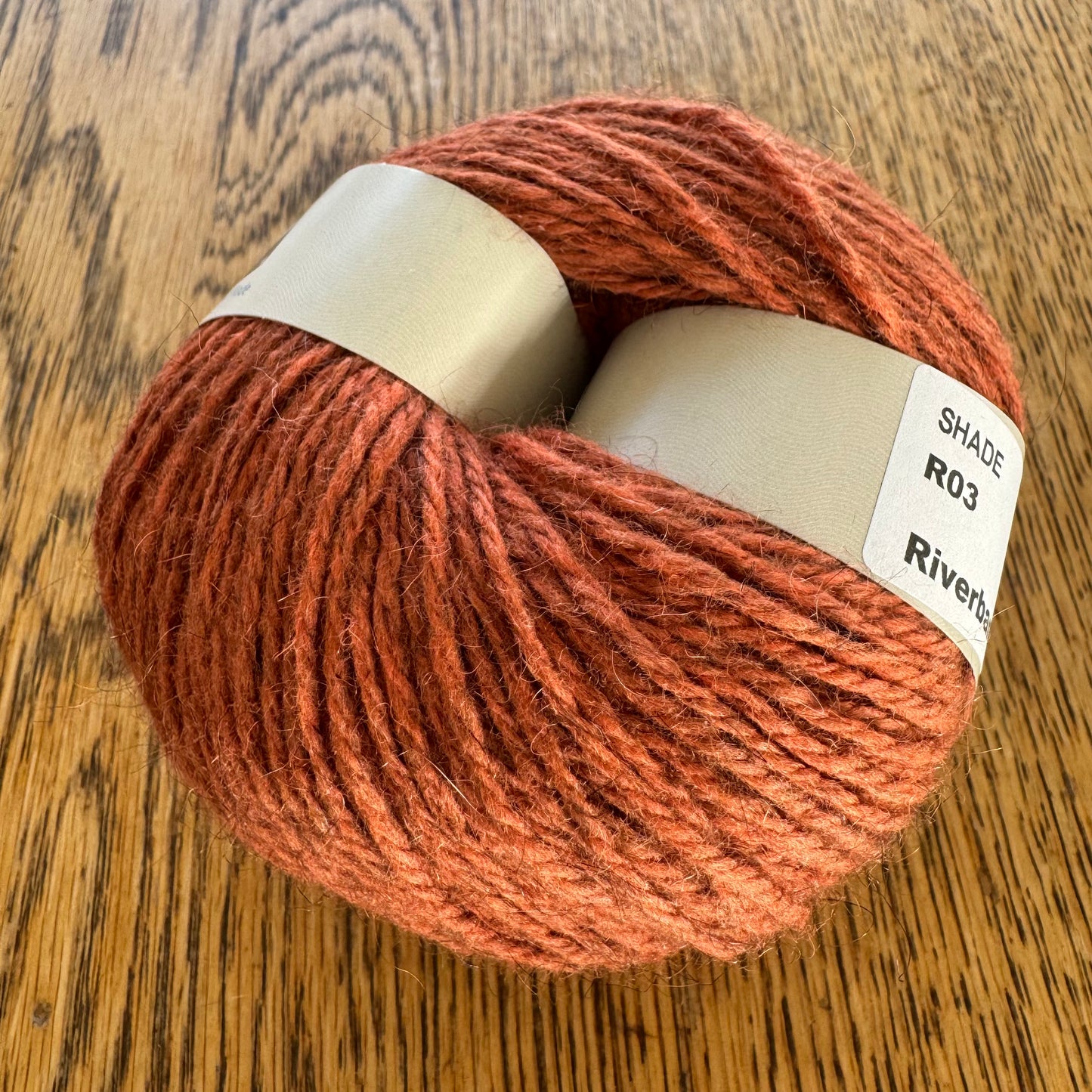 Zealana RIMU yarn DK possum/merino blend riverbank orange