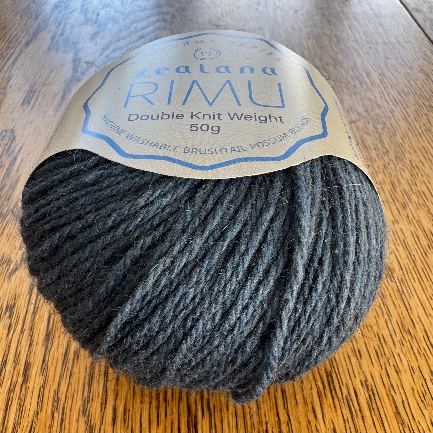 Zealana RIMU yarn DK possum/merino blend shadow blue