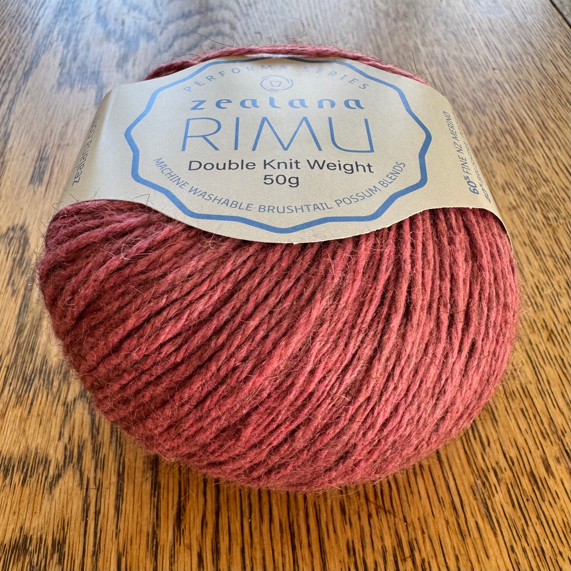 Zealana RIMU yarn DK possum/merino blend pink petiti