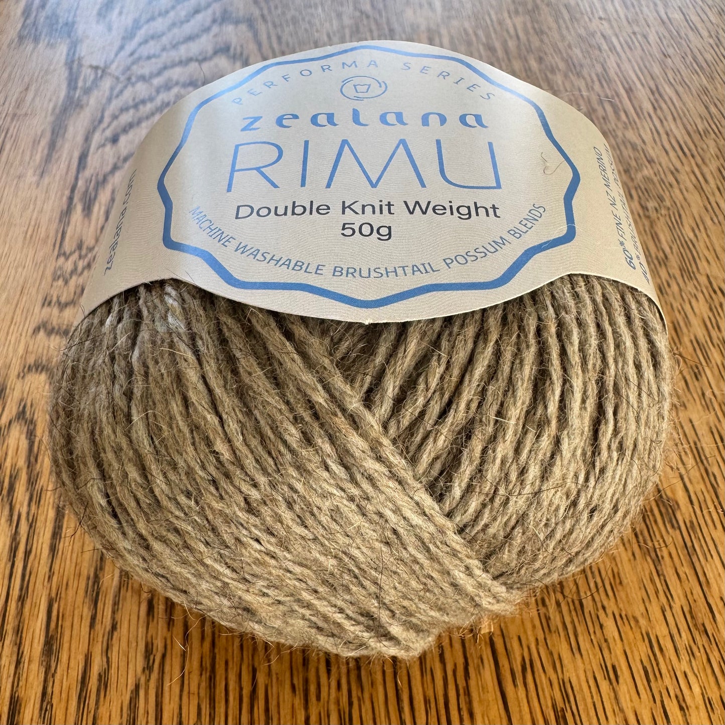 Zealana RIMU yarn DK possum/merino blend caramel