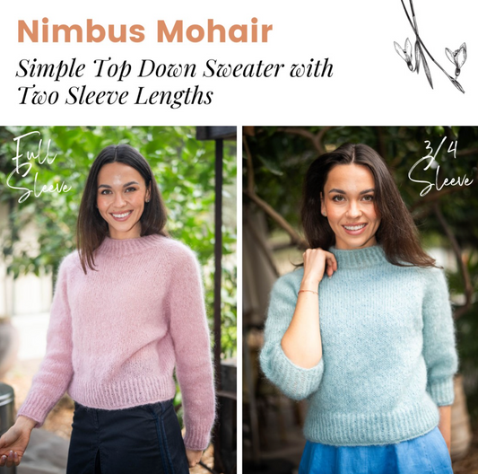 Pattern | Crucci Nimbus Mohair | Simple Sweater