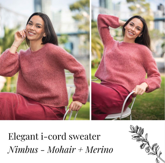 Pattern | Crucci Nimbus Mohair | Elegant I-cord Sweater