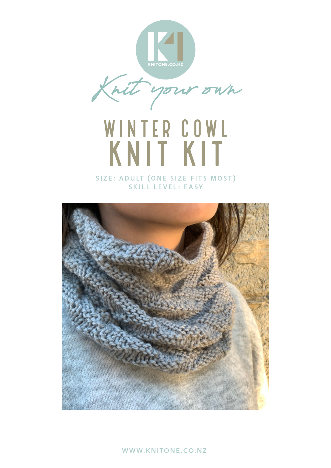 KIT | Make Your Own | Queenstown Cowl Kit