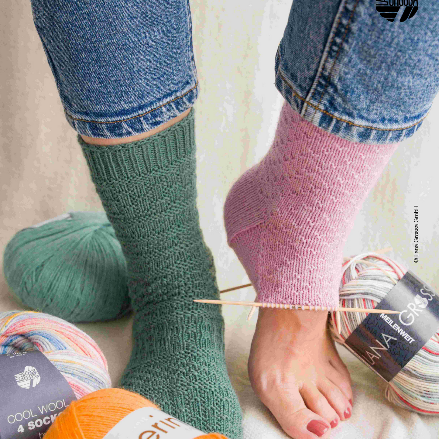 *NEW* Lana Grossa | Meilenweit SOCK Colour Mix Multi | 4ply (fingering)