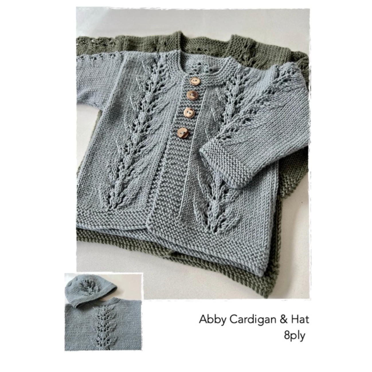 Pattern | The Kiwi Knit & Stitch Co | Abby Cardigan + Hat | 8ply