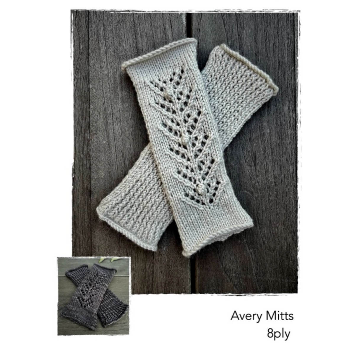 Pattern | The Kiwi Knit & Stitch Co | Avery Mitts | 8ply