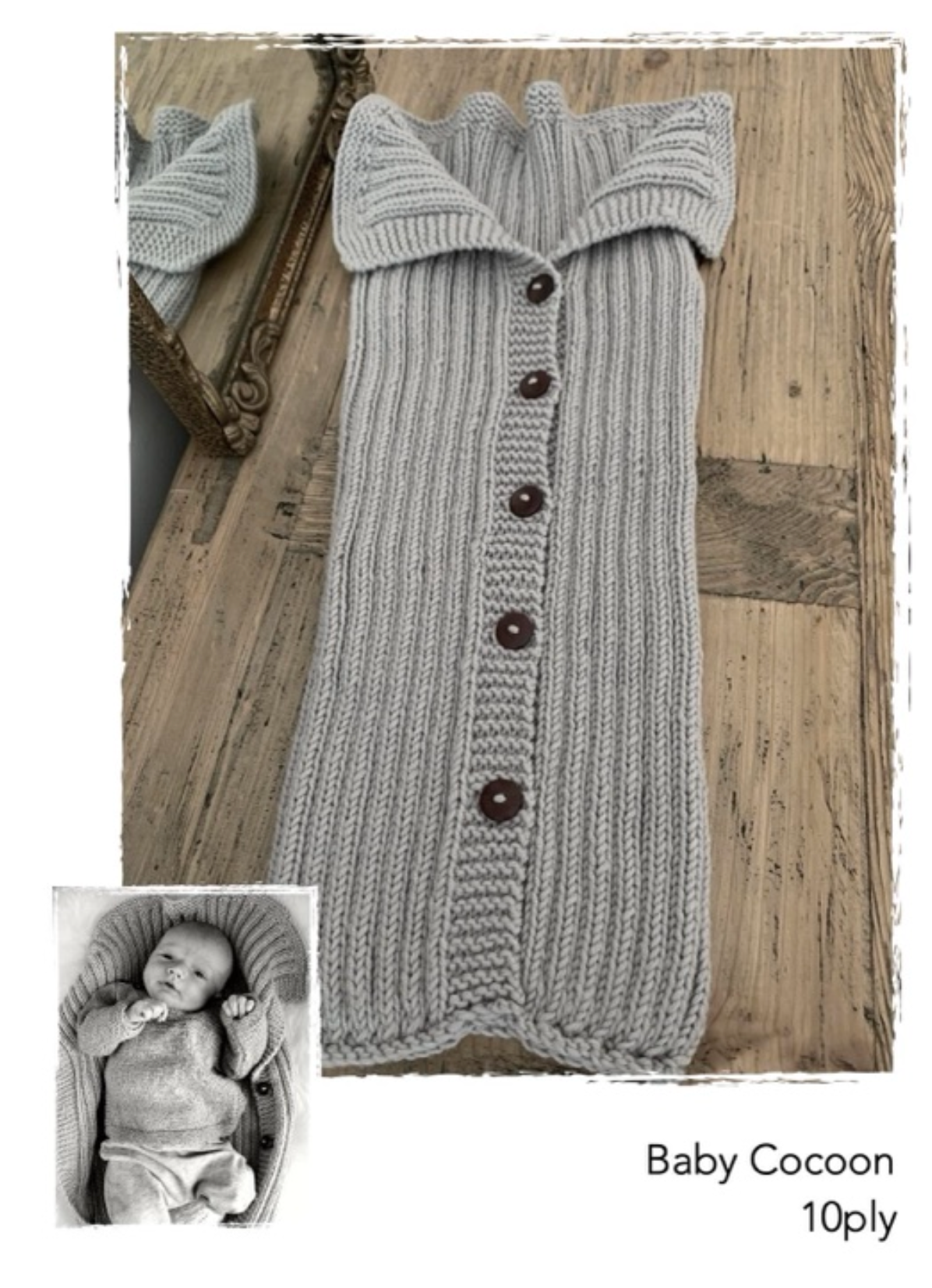 Pattern | The Kiwi Knit & Stitch Co | Baby Cocoon | 10ply