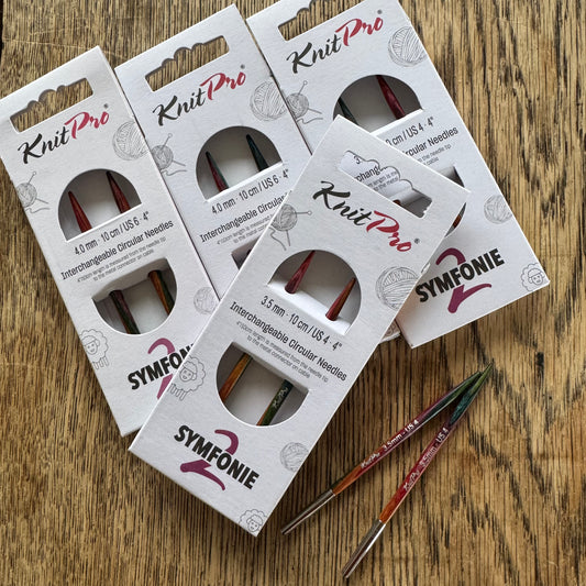 *NEW* KnitPro | Symfonie 2 | Interchangeable Needle SHORT TIP | 10cm