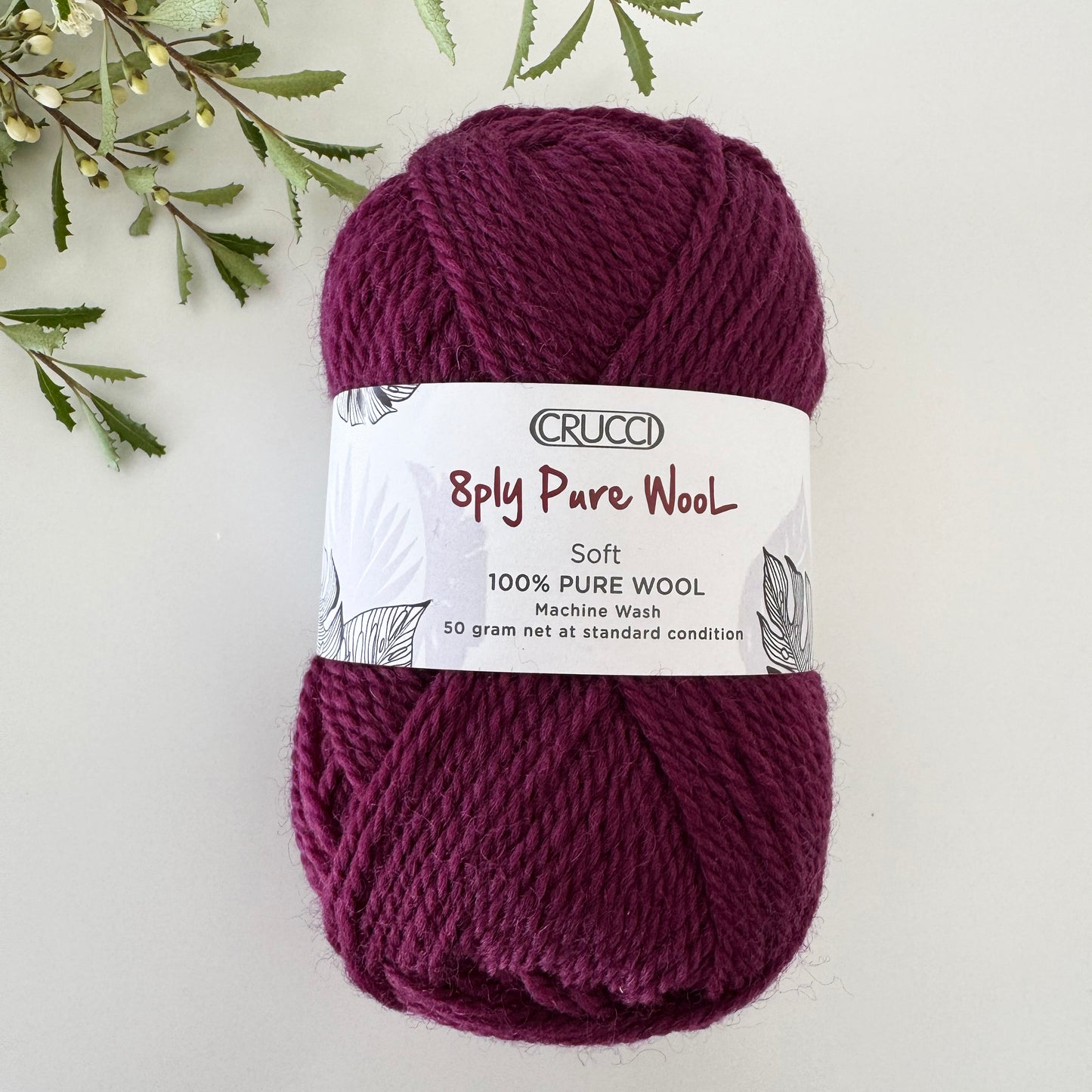Crucci | Soft 100% Pure NZ Wool | 8ply