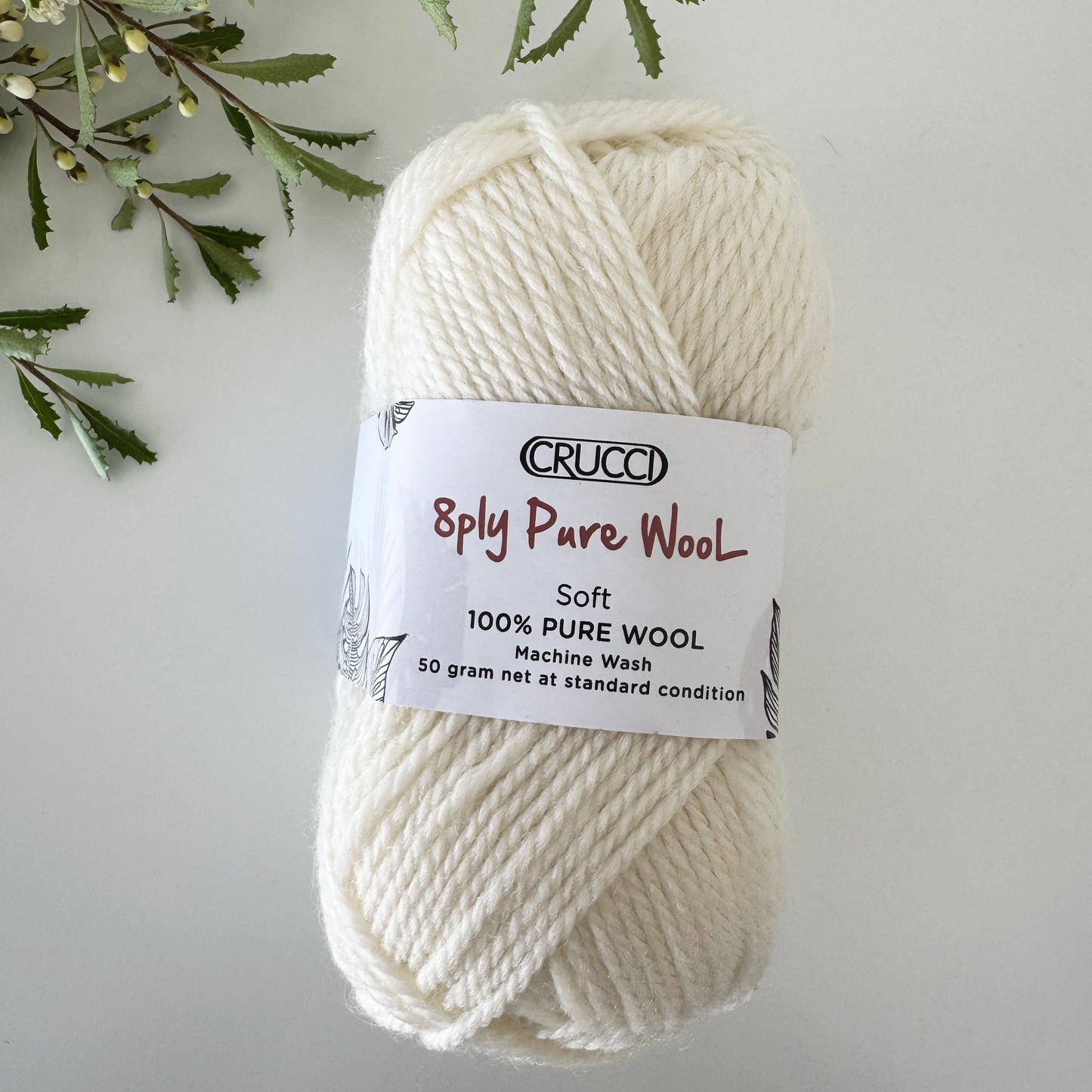 Crucci | Soft 100% Pure NZ Wool | 8ply