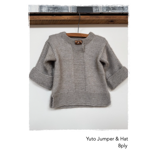 Pattern | The Kiwi Knit & Stitch Co | Yuto Jumper & Hat | 8ply